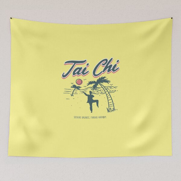 Item preview, Tai Chi Retro Tropical Design designed and sold by AryaSubramanian.