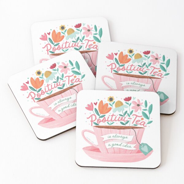 Item preview, Positivity Teacup with Flowers designed and sold by Heather Rosas.
