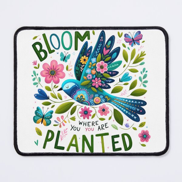 Item preview, Bloom Where You Are Planted designed and sold by LabFish Creations.