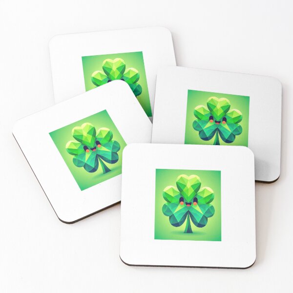 Item preview, Happy faceted shamrock designed and sold by raleca78.