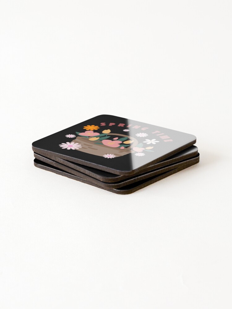 Thumbnail 4 of 5, Coasters (Set of 4), Spring time designed and sold by Anasstd.