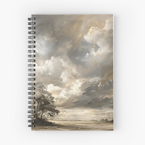 Item preview, Capture the essence of a vast, rolling field under a dramatic, cloudy sky designed and sold by DoodleNorway.