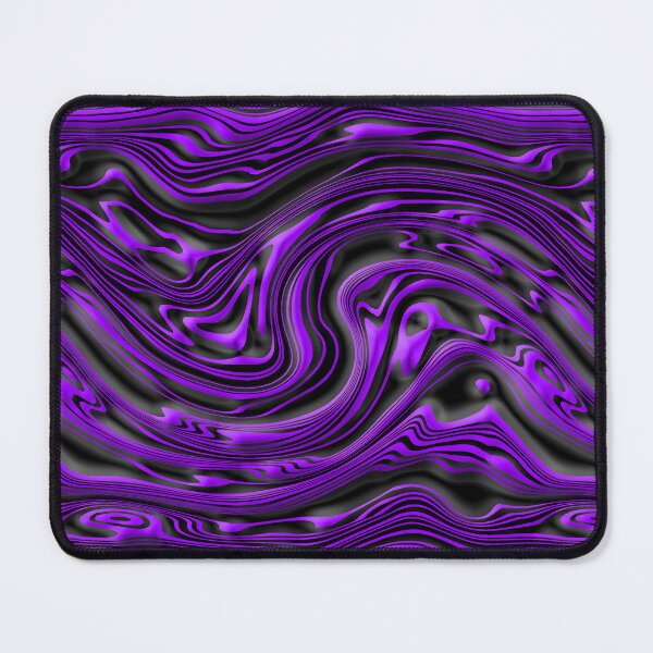 Item preview, 3D Swirled Wavey Black and Purple Stripe Pattern designed and sold by TheRulerofEarth.