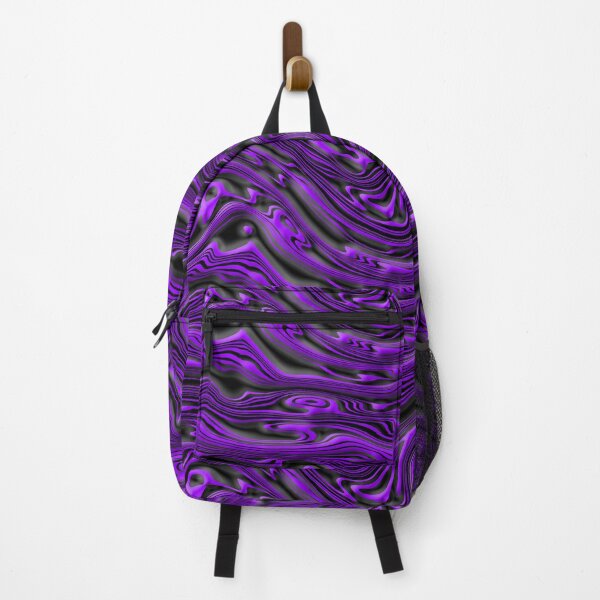 Item preview, 3D Swirled Wavey Black and Purple Stripe Pattern designed and sold by TheRulerofEarth.