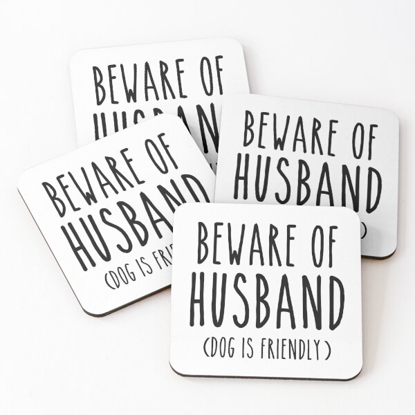 Item preview, Beware of Husband Dog is Friendly designed and sold by LaurenElin.