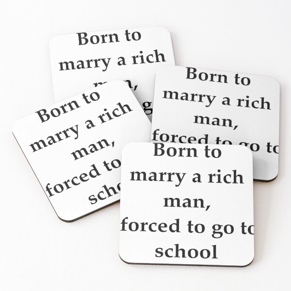 Item preview, Born to marry a rich man, forced to go to school designed and sold by caramelizedshop.