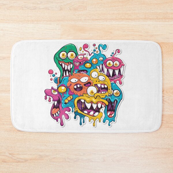 Item preview, Crazy teeths characters for kids designed and sold by SmileshareShop.