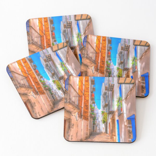Item preview, Narrow Street Peniscola Casco Antiguo Old Town Spain  designed and sold by acceleratorhams.