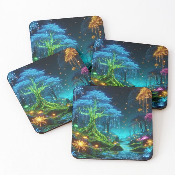 Item preview, NeonNatura: Glowing Jungle of Digital Delight designed and sold by Rui Fernandes.