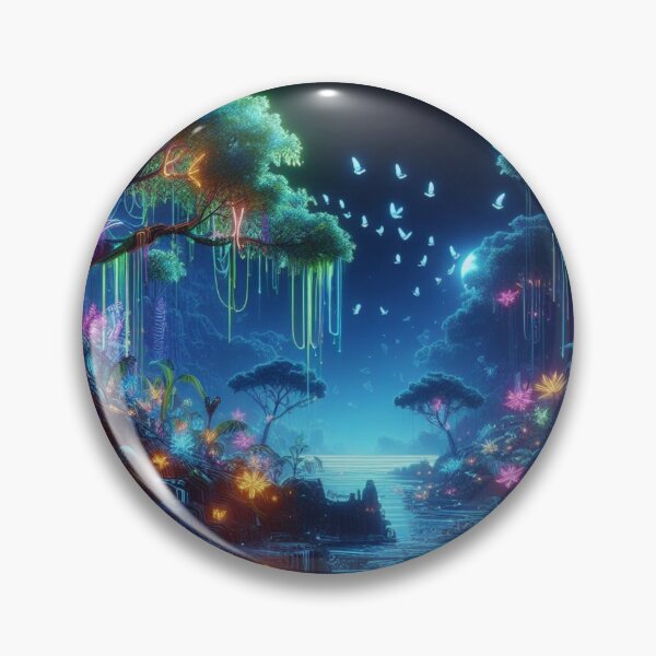 Item preview, LuminaScape: Neon Enchantment in the Digital Wild designed and sold by Rui Fernandes.