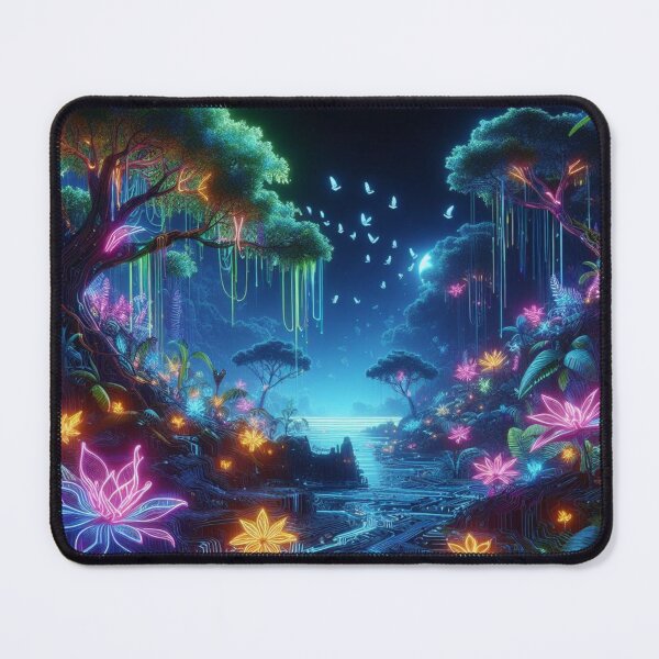 Item preview, LuminaScape: Neon Enchantment in the Digital Wild designed and sold by Rui Fernandes.