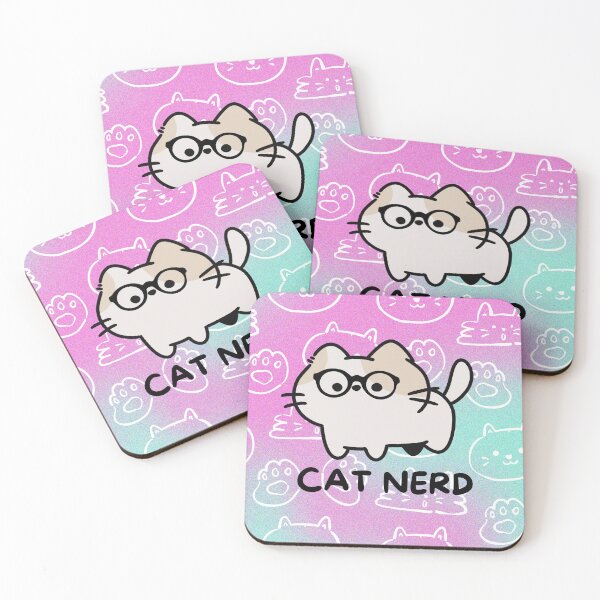 Item preview, Cat Nerd Cute Design designed and sold by CarefulCreation.