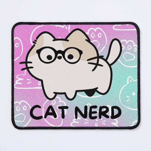 Item preview, Cat Nerd Cute Design designed and sold by CarefulCreation.