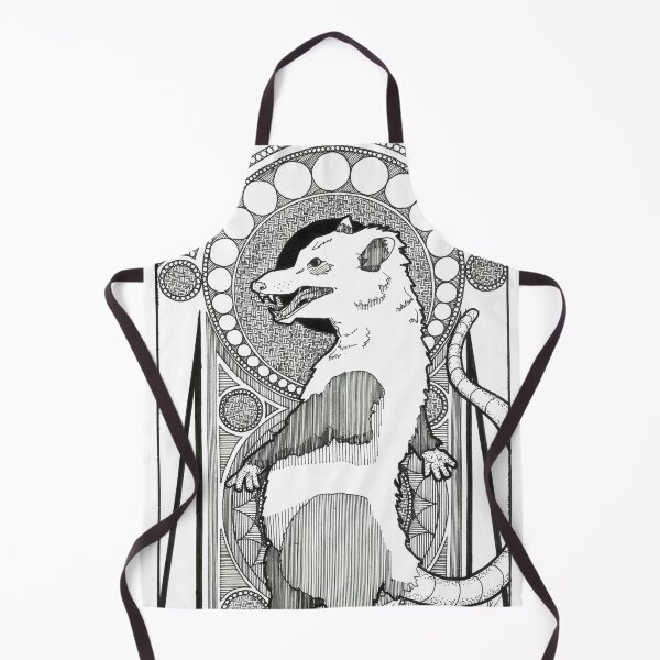 Item preview, Art Nouveau Opossum Pen and Ink Drawing designed and sold by ChalkleyMatlack.