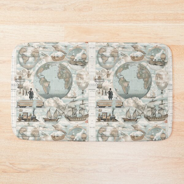 Item preview, Victorian Adventure Tapestry: Around the World in Eighty Days designed and sold by Juuskus.