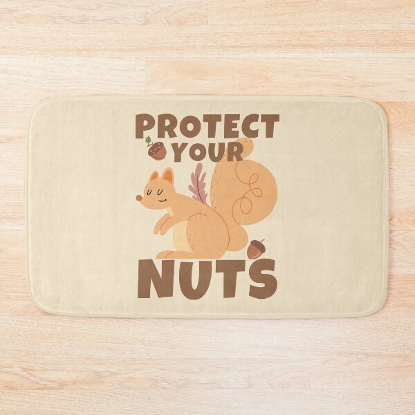 Item preview, Protect Your Nuts Cute Funny Squirrel Pun designed and sold by ricricswert.