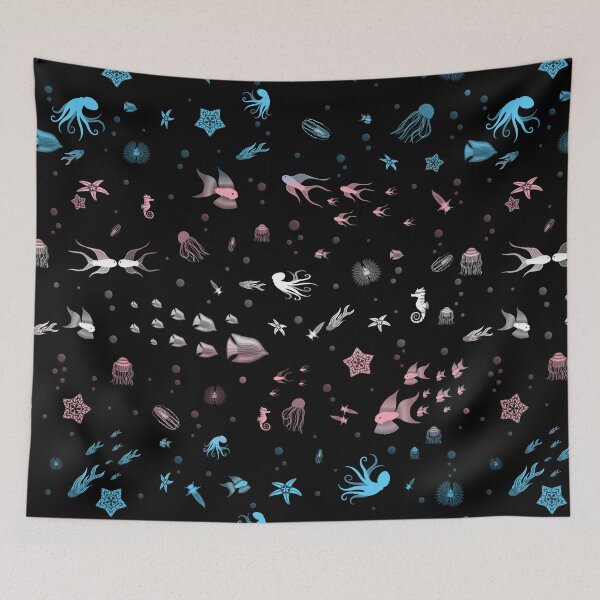 Item preview, Sea of Pride - Transgender Flag designed and sold by StephOBrien.