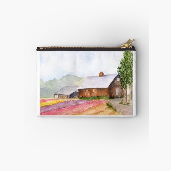 Item preview, Spring Tulip Fields, WA designed and sold by Diane Hall Watercolors.