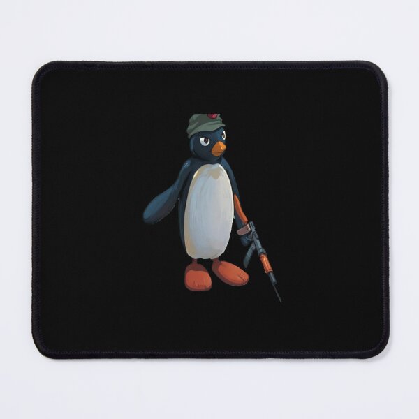 Item preview, Angry Pingu AK-47 Official Merch T-shirt | stickers | Mask | Hoodies HD designed and sold by Beep Peep.