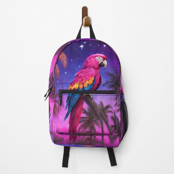 Item preview, Copy of Copy of Parrot and palms at evening, sky fall of stars, exotic vibes designed and sold by Sugar Wisdom .