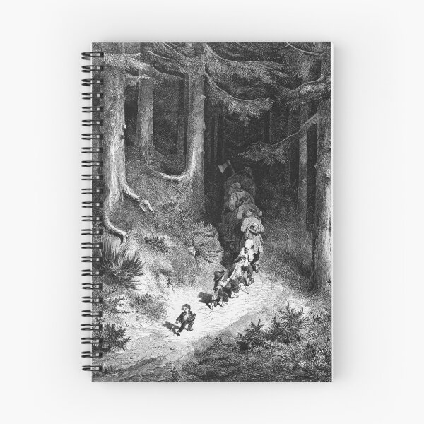 Item preview, Hop O My Thumb - Gustave Dore - Leaving a trail designed and sold by forgottenbeauty.