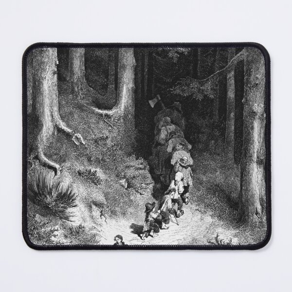 Item preview, Hop O My Thumb - Gustave Dore - Leaving a trail designed and sold by forgottenbeauty.