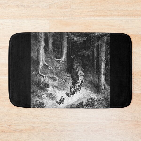 Item preview, Hop O My Thumb - Gustave Dore - Leaving a trail designed and sold by forgottenbeauty.