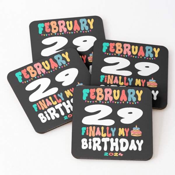 Item preview, Leap Year 2024 Its Finally My Birthday February 29  Rare Birthday 29th   funny groovy design Leap Day Laughter for Leap Year 2024 designed and sold by Latifay.