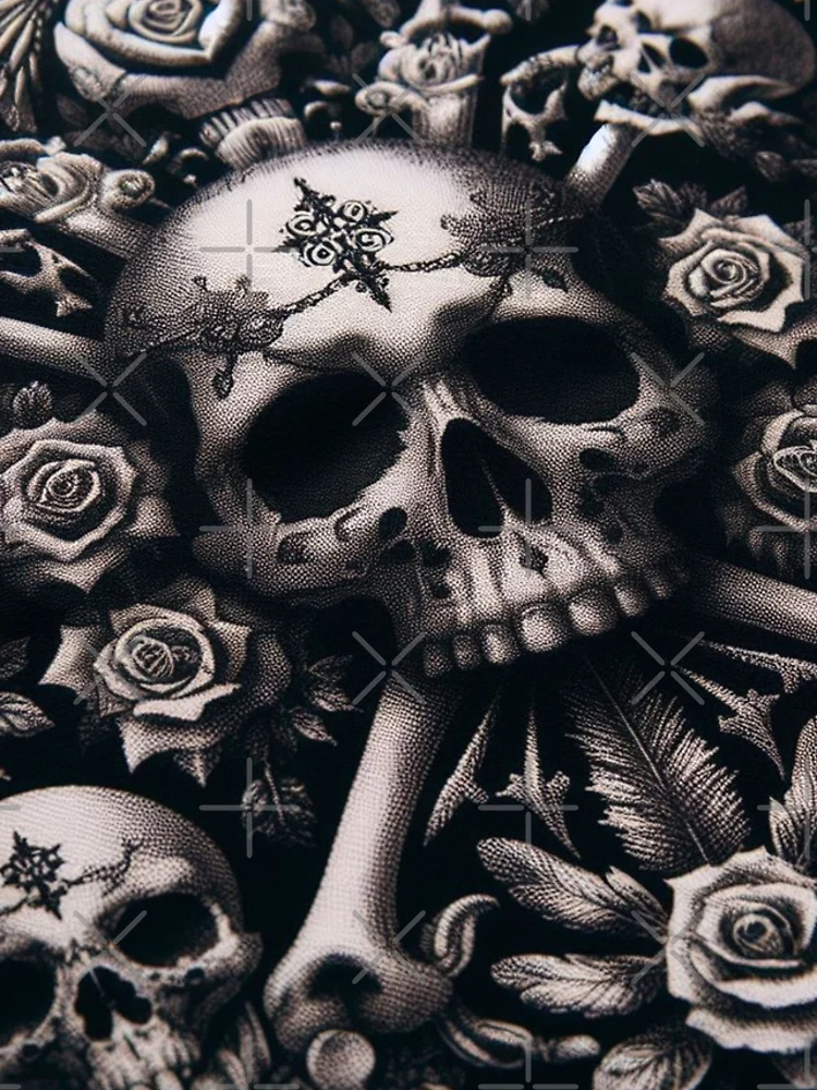 Thumbnail 4 of 4, iPhone Case, Obsidian Reverie: Gothic Pattern designed and sold by Rui Fernandes.