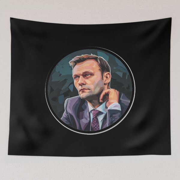 Item preview, RIP Navalny sticker style designed and sold by SmileshareShop.