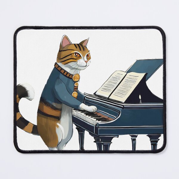 Item preview, The Piyanist Kitten designed and sold by omerfdln34.
