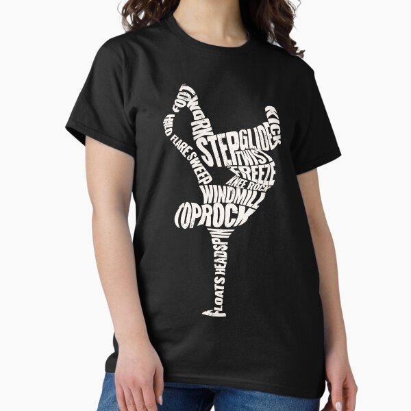 Item preview, B-boy silhouette breaking breakdance moves  designed and sold by MeringueMango.