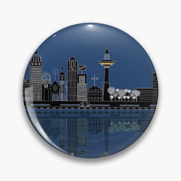 Item preview, Reflection of the night skyline designed and sold by Carmelagaminde.