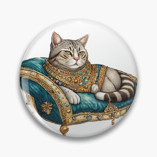 Item preview, Whimsical King Cute Cat designed and sold by omerfdln34.