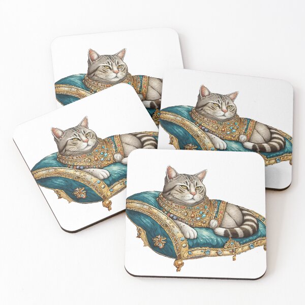 Item preview, Whimsical King Cute Cat designed and sold by omerfdln34.