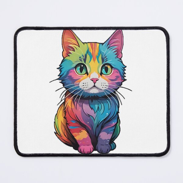 Item preview, Rainbow Watercolor Cat designed and sold by JamieRainbow.