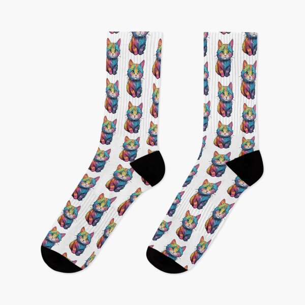 Item preview, Rainbow Watercolor Cat designed and sold by JamieRainbow.