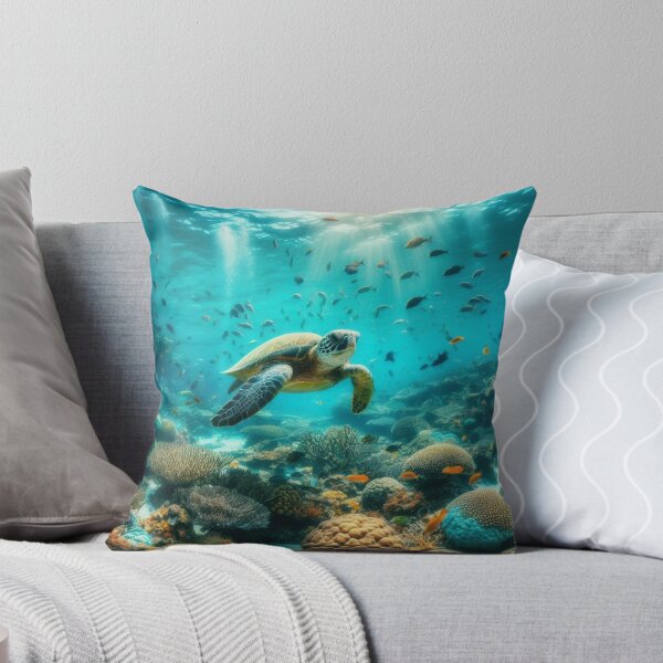Item preview, Verdant Voyager - Turtle in Lush Seagrass designed and sold by ProgressMagnet.