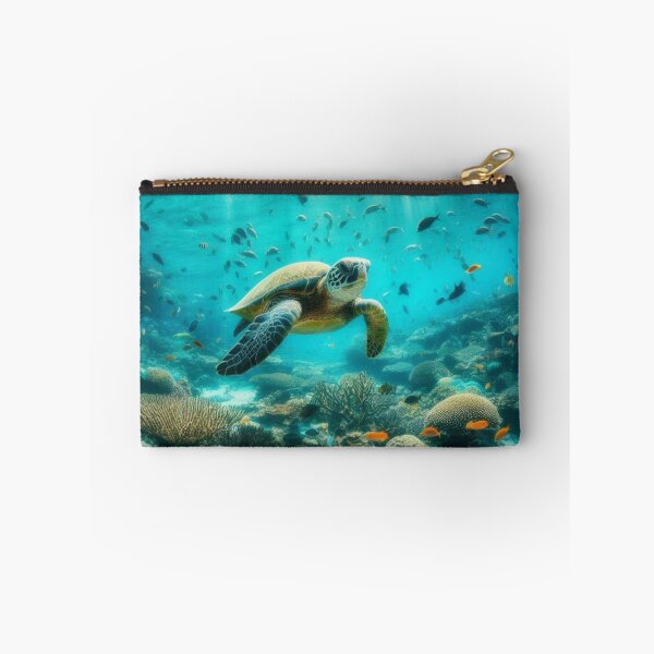 Item preview, Verdant Voyager - Turtle in Lush Seagrass designed and sold by ProgressMagnet.
