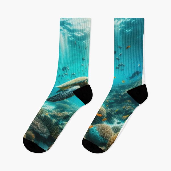 Item preview, Verdant Voyager - Turtle in Lush Seagrass designed and sold by ProgressMagnet.