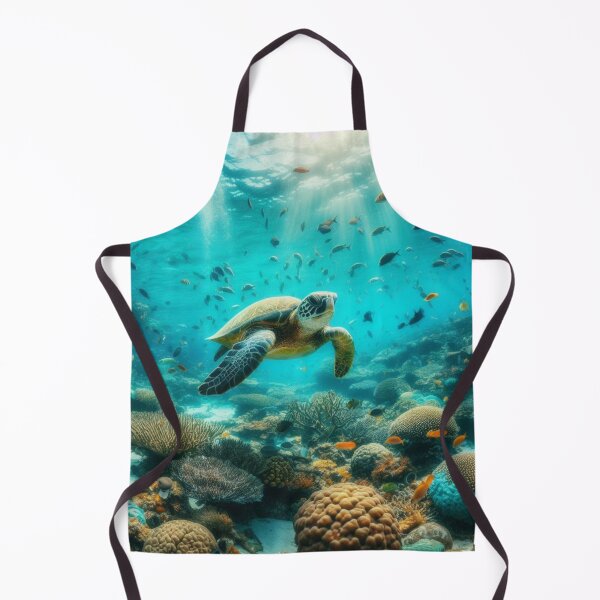 Item preview, Verdant Voyager - Turtle in Lush Seagrass designed and sold by ProgressMagnet.