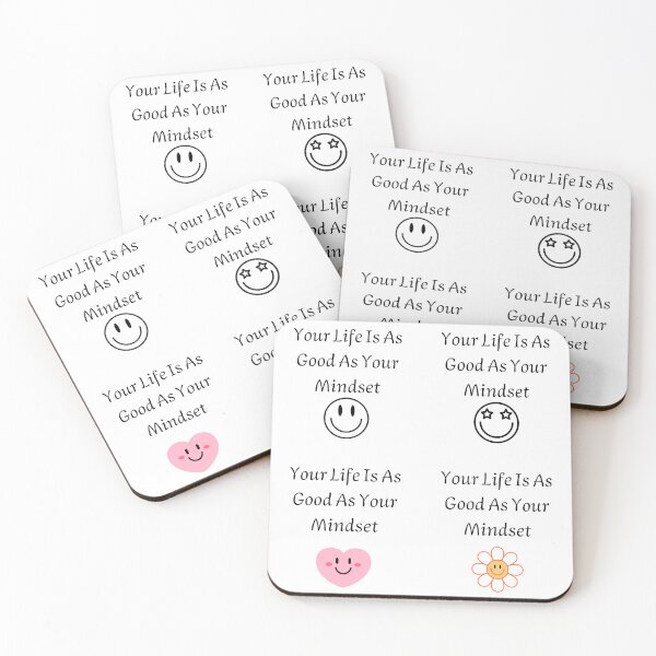 Item preview, your life is as good as your mindset, Positive mindset designed and sold by JustCrafted.