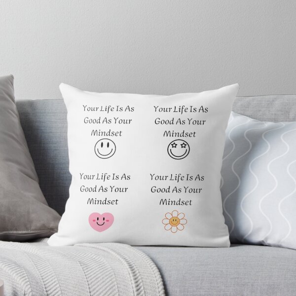 Item preview, your life is as good as your mindset, Positive mindset designed and sold by JustCrafted.