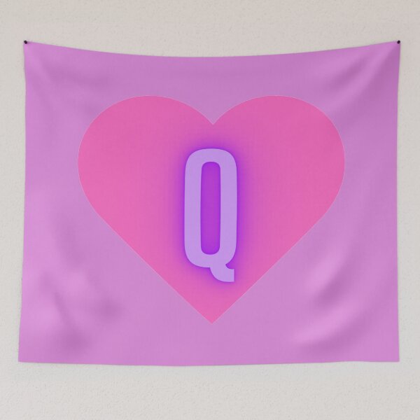 Item preview, Heart "Q" designed and sold by tamsclub.