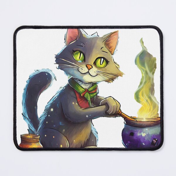 Item preview, Wizard Witch Cauldron Kitty designed and sold by omerfdln34.