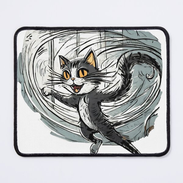 Item preview, Cat Thrown Wind designed and sold by omerfdln34.