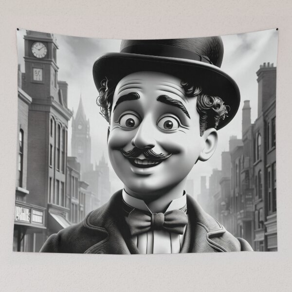 Item preview, Silent Era Charm: The Tramp's Tale designed and sold by opulantorbit.