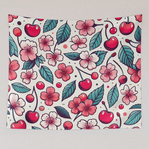 Item preview, Cherry Blossom Symphony: Fruitful Pattern designed and sold by Rui Fernandes.