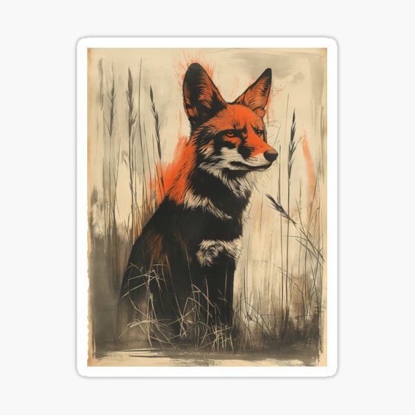 Item preview, Mystical Coyote Dream - Vibrant Digital Artwork designed and sold by OneTeeAtATime.