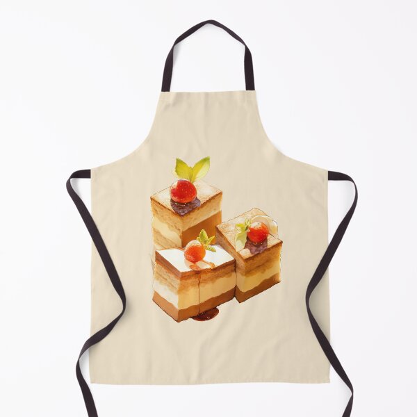 Item preview, Slices of Tiramisu or Cake Pieces with Strawberries designed and sold by NomNomSticker.